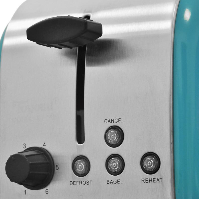Klarstein TK-BT-318-V, Hriankovač, 1000 W, tyrkysový – Obrázok 3