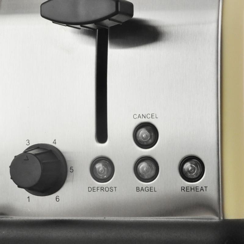 Klarstein TK-BT-318-C, Hriankovač, 1000 W, krémový – Obrázok 3