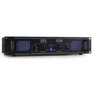 HiFi PA zosilňovač Skytec SPL-1500-EQ, LED svetelný efekt