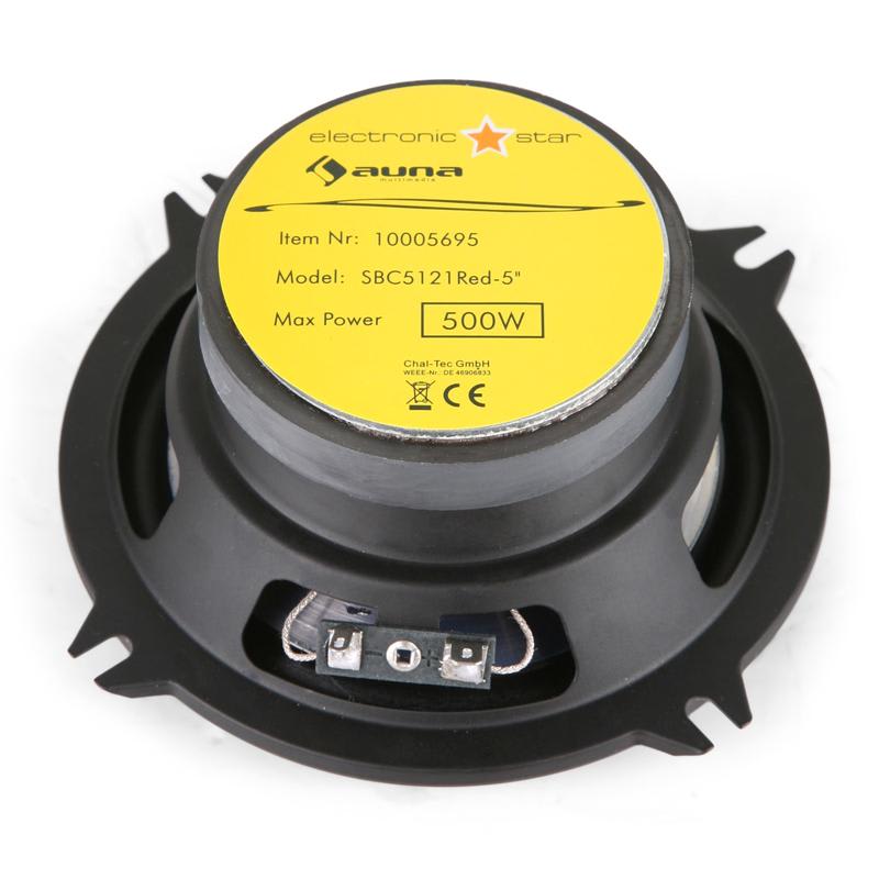 Reproduktory do auta Auna SBC-5121, 13cm (5"), 1000 W – Obrázok 3