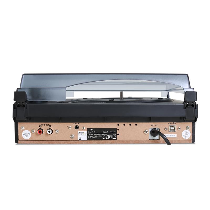 Auna 182TT, USB gramofón, MP3 nahrávanie, AUX, PC, MAC – Obrázok 3