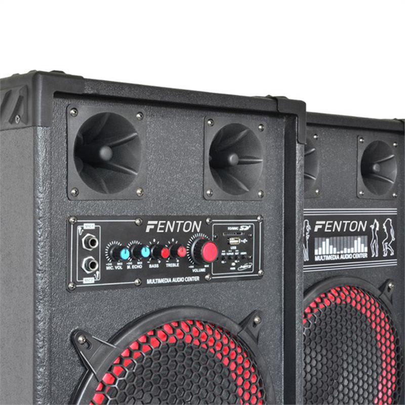 Fenton Set reproduktorov / Skytec SPB-10, aktívny/pasívny, 10", 600 W – Obrázok 5