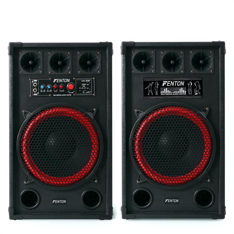 Fenton SPB-12, set reproduktorov, aktívny/pasívny, 12", 800 W – Obrázok 3