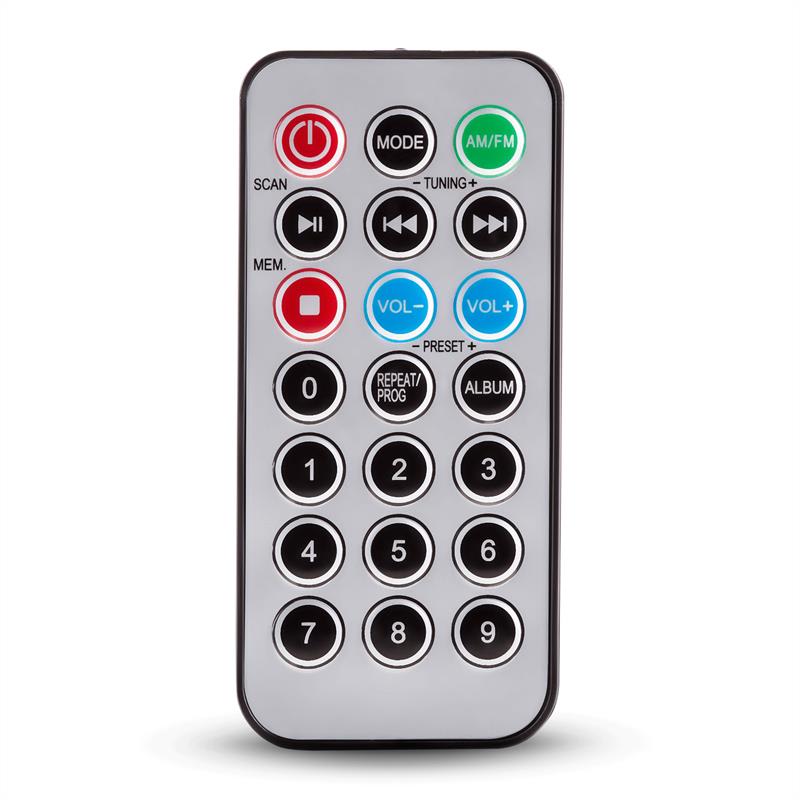 OneConcept V-12, stereo zariadenie, čierne, MP3, CD, USB, SD – Obrázok 4