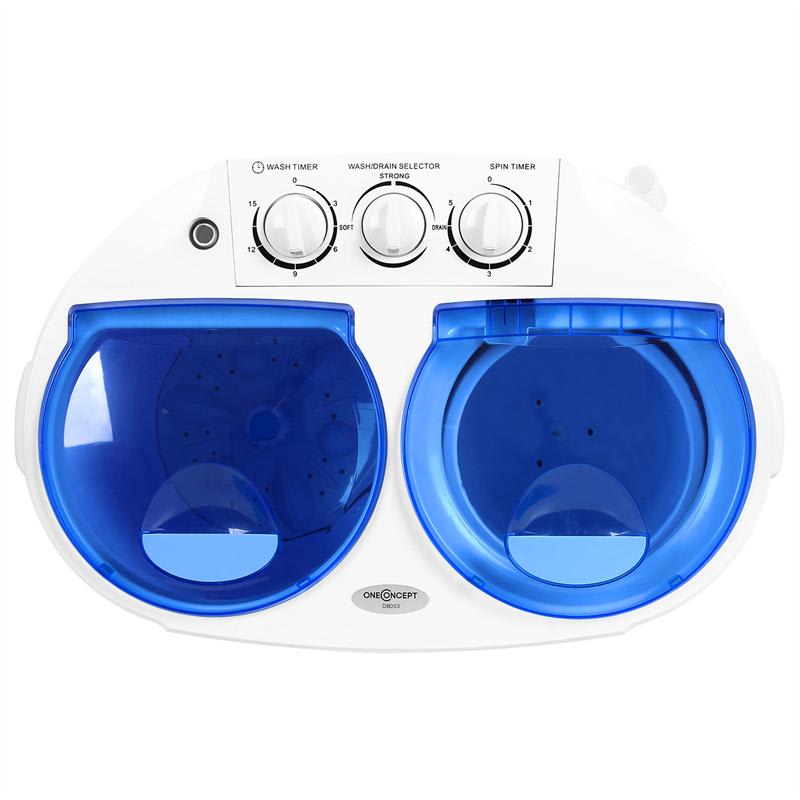 OneConcept DB003 mini práčka s odstreďovaním, 2 kg – Obrázok 2
