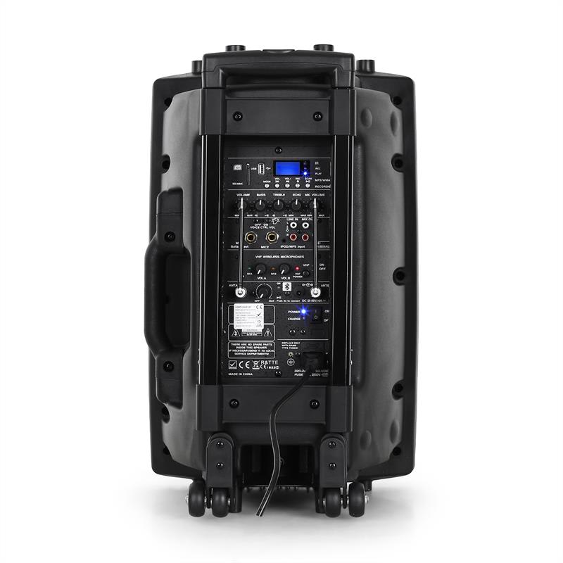 Ibiza Port12VHF-BT 30 cm (12"), PA systém, USB, SD, AUX, MP3, bluetooth – Obrázok 3