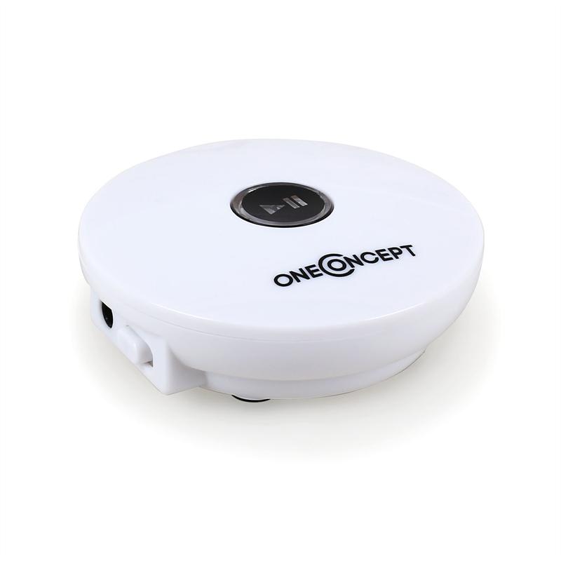 OneConcept SmartTooth2, bluetooth prijímač, biely, aku, 15m – Obrázok 4
