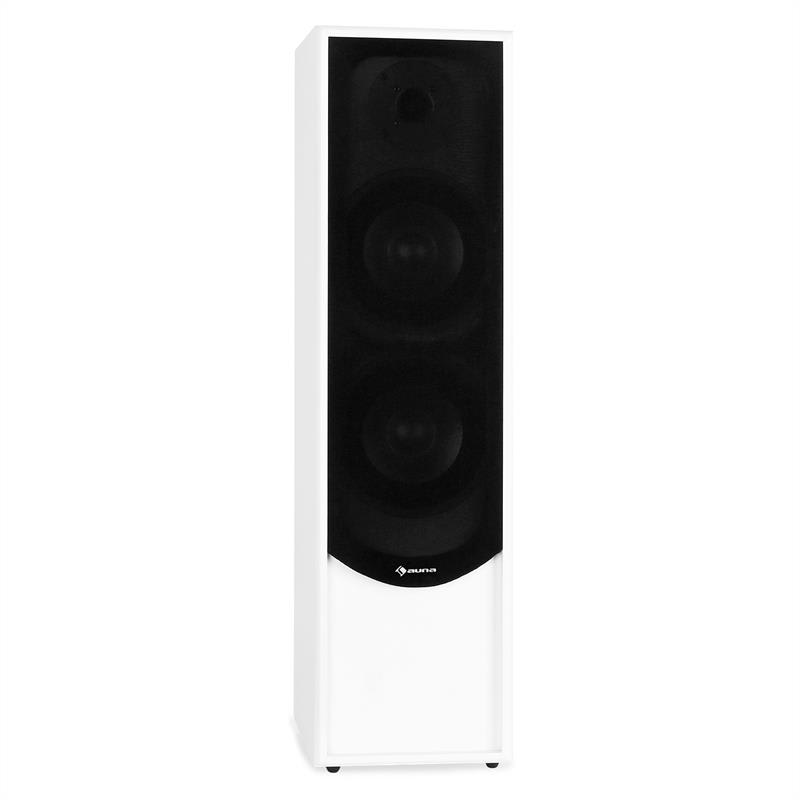 Auna Linie-300-WN, 80 W RMS, vežový reproduktor, biely – Obrázok 2