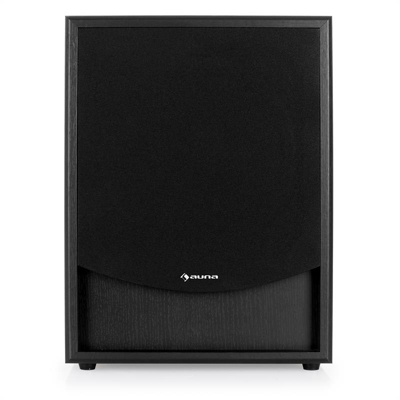 Aktívny subwoofer Auna Linie-300-SW-BK, AUX, čierny – Obrázok 4