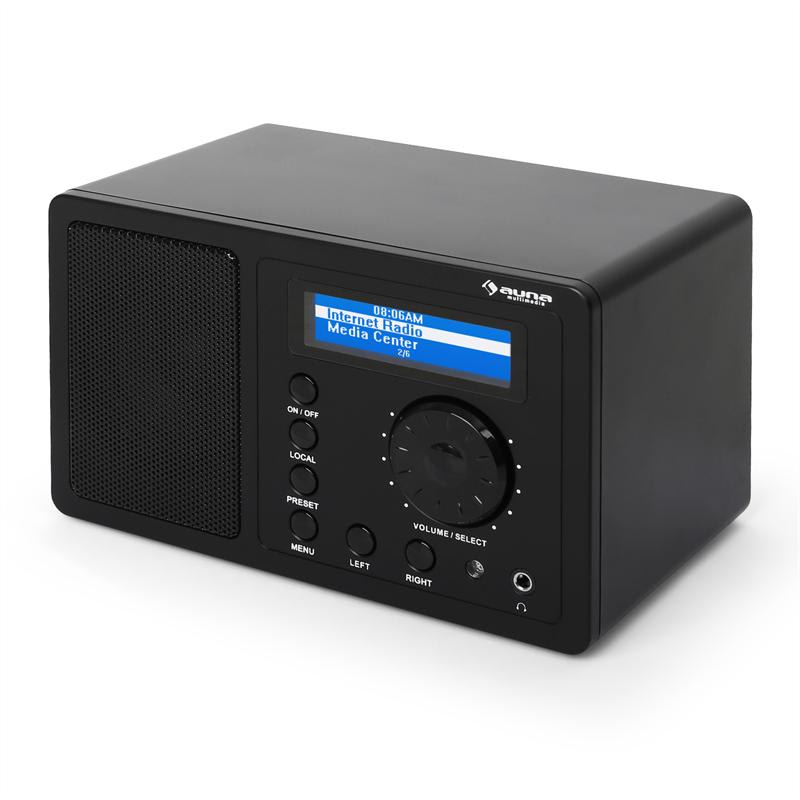 Auna IR-130 internetové rádio, WLAN, čierne, streaming – Obrázok 5