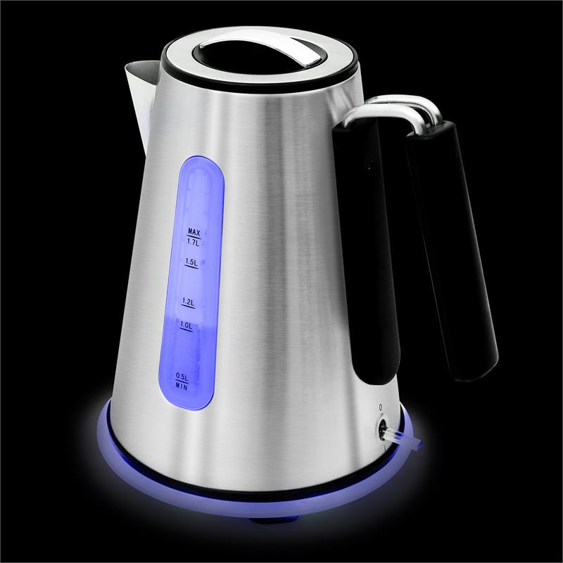 Klarstein Aquavera, rýchlovarná kanvica, 1,7 l, nehrdzavejúca ušľachtilá oceľ, 2200 W – Obrázok 4