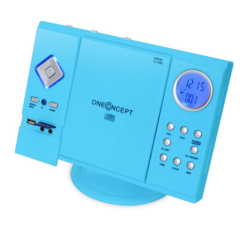 OneConcept V12 stereo sys., MP3 CD prehr., USB, SD, AUX, mod – Obrázok 4