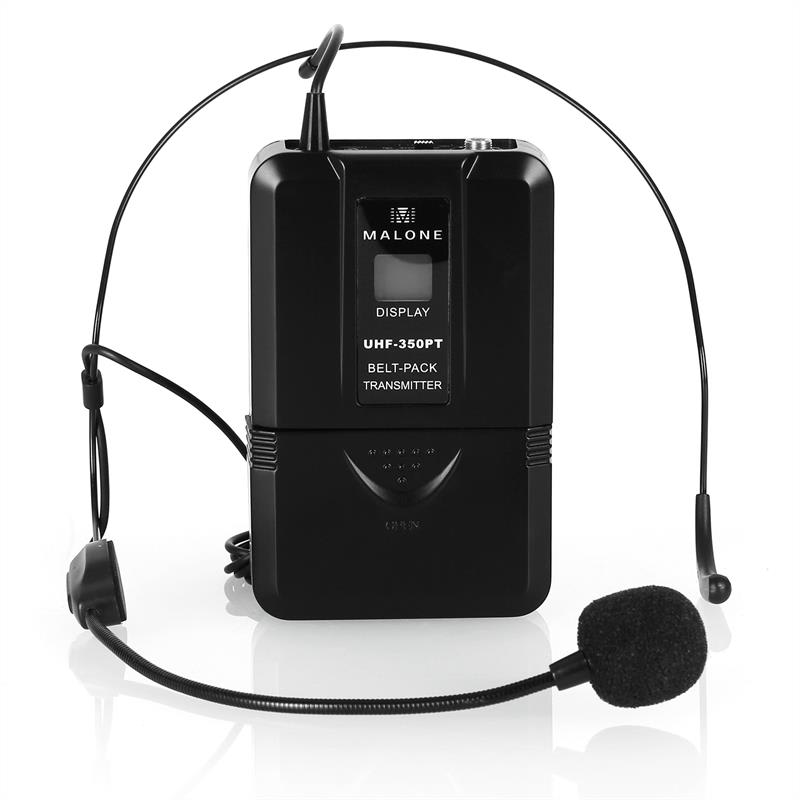 Malone Bezdrôtový mikrofónový set UHF-350 Solo, 1 kanál – Obrázok 4