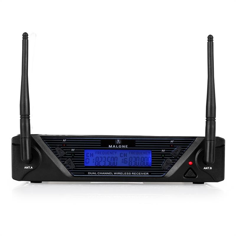 Malone UHF-450 Duo, Bezdrôtový mikrofónový set, 2 kanály – Obrázok 2