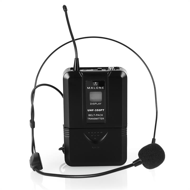 Malone UHF-450 Duo, Bezdrôtový mikrofónový set, 2 kanály – Obrázok 4