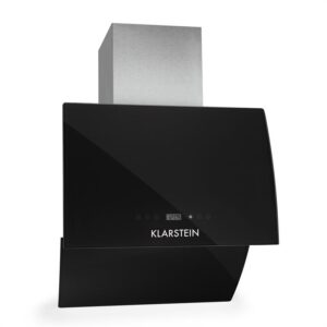 Klarstein RGL60BL, komínový digestor, voľný priestor pre hlavu, 60cm, 600m³/h