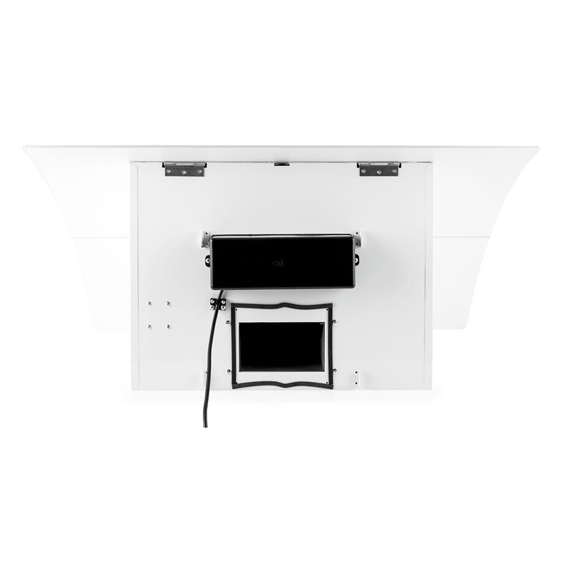 Klarstein RGL90WH komínový digestor, voľný priestor pre hlavu, 90 cm,600 m³/h – Obrázok 5
