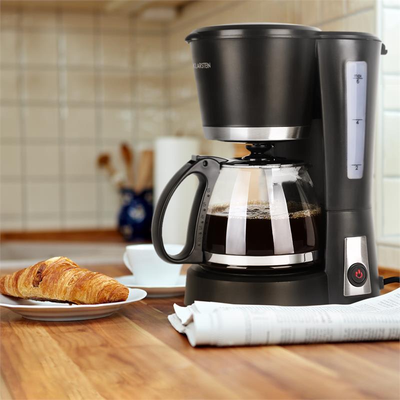 Klarstein Minibarista, 550 W, 0,6 l, kávovar, čierny – Obrázok 2