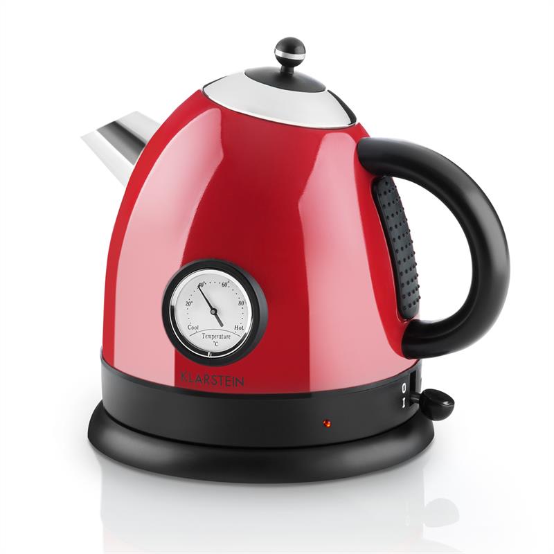 Klarstein TK7-Aquavita-Red, 2200 W , rýchovarná kanvica, červená – Obrázok 2