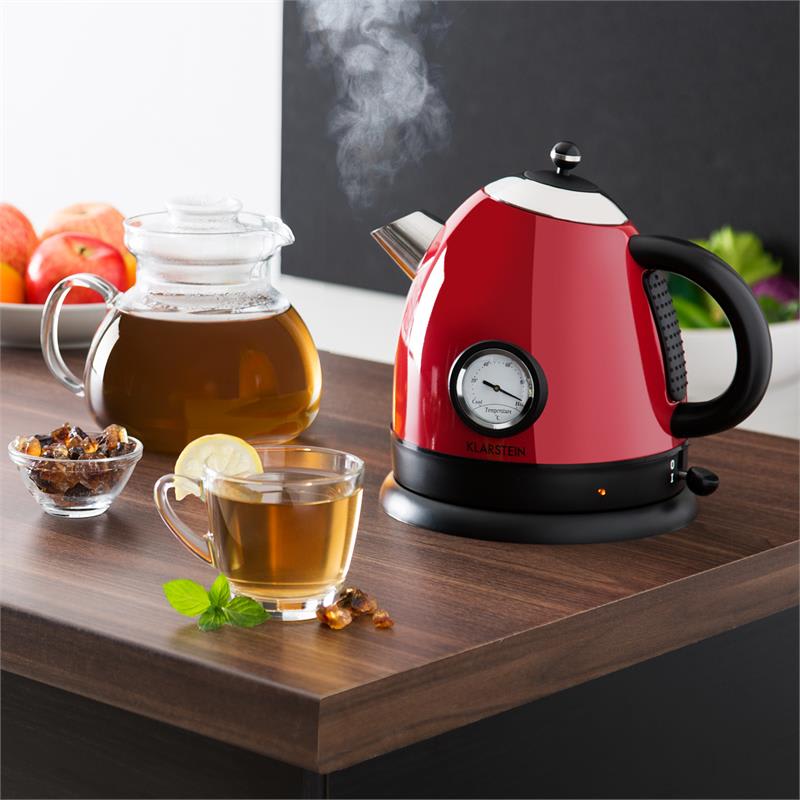 Klarstein TK7-Aquavita-Red, 2200 W , rýchovarná kanvica, červená – Obrázok 5