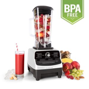 Klarstein Herakles 3G Powermixer, 1500 W, 2 litre, green smoothie, bez BPA, stolný mixér, biely