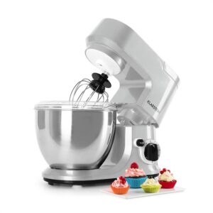 Klarstein Carina Argentea, 800 W, kuchynský robot, 4 litre, strieborný