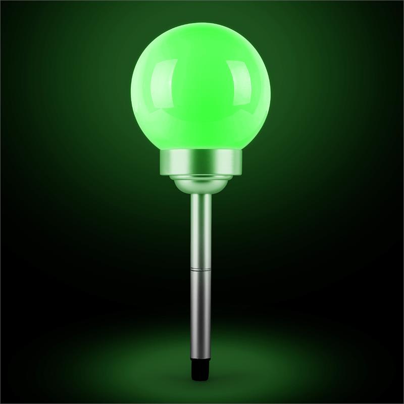 OneConcept LED-Flower 20, záhradné svietidlo, solárna lampa, Ø 20 cm, 4 RGB LED diódy, IP44, červená – Obrázok 2