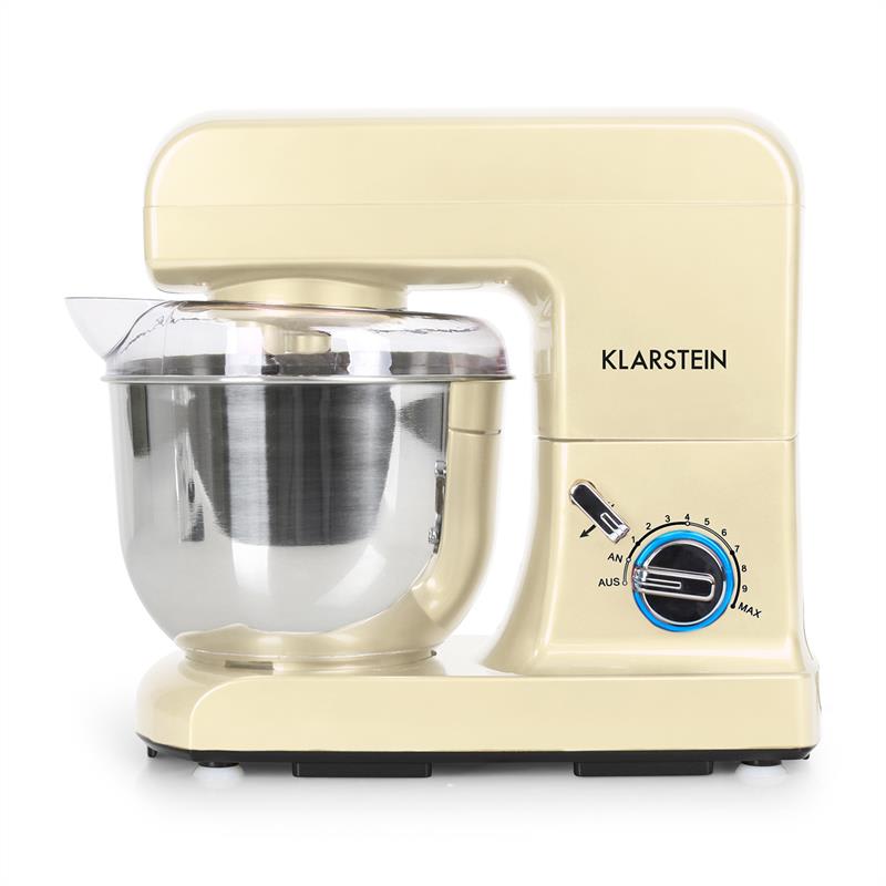 Klarstein GRACIA MORENA, 1000 W, kuchynský robot, krémový – Obrázok 4