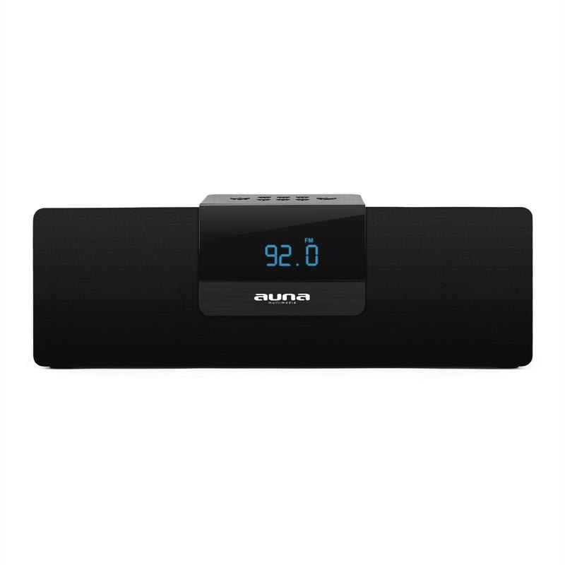 Auna Princeton Bluetooth reproduktor FM AUX čierny – Obrázok 2