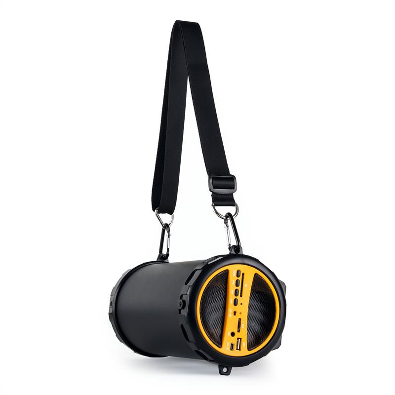 Auna Dr. Beat, 2.1 bluetooth reproduktor, USB, SD, AUX, UKW, akumulátor, žltý – Obrázok 2