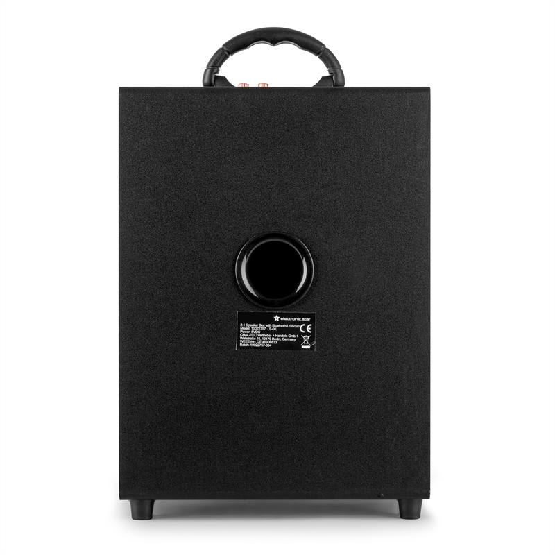 Auna Central Park, 2.1 bluetooth reproduktor, USB, SD, prenosný – Obrázok 3