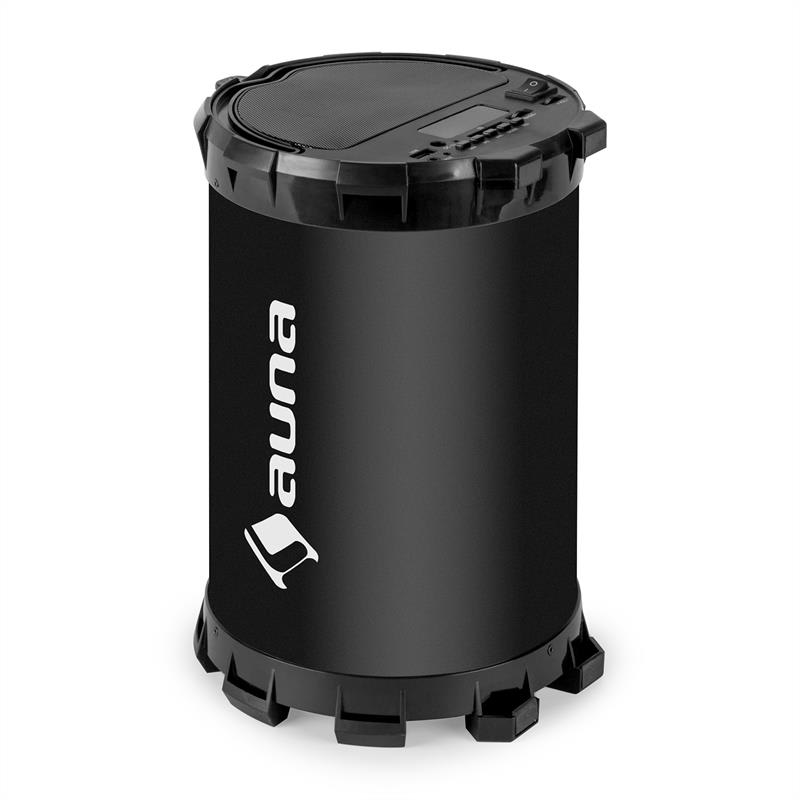 Auna Dr. Black Boom 2.1- bluetooth reproduktor, USB, SD, AUX, akumulátor – Obrázok 3