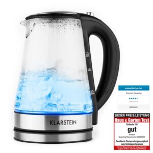Klarstein Darjeeling rýchlovarná kanvica, 2200 W, 1,7 l, varič čaju, nastaviteľná teplota