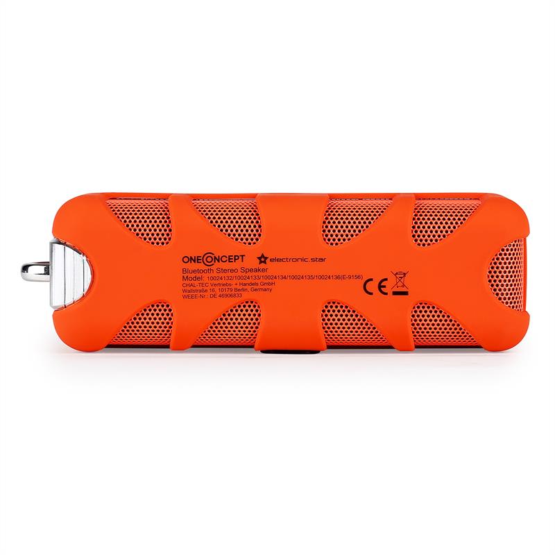 OneConcept Orange Know, bluetooth reproduktor, AUX, akum. – Obrázok 3