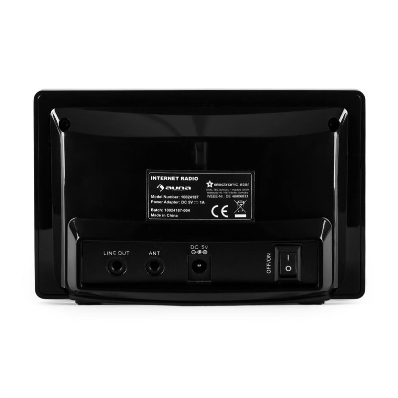 Auna Dabstar, DAB/DAB+ digitálne rádio, FM/AM, RDS, budík, čierne – Obrázok 3