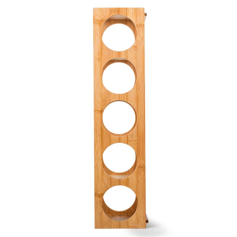 Klarstein Rack No. 3, bambusový regál na víno, stohovateľný – Obrázok 3