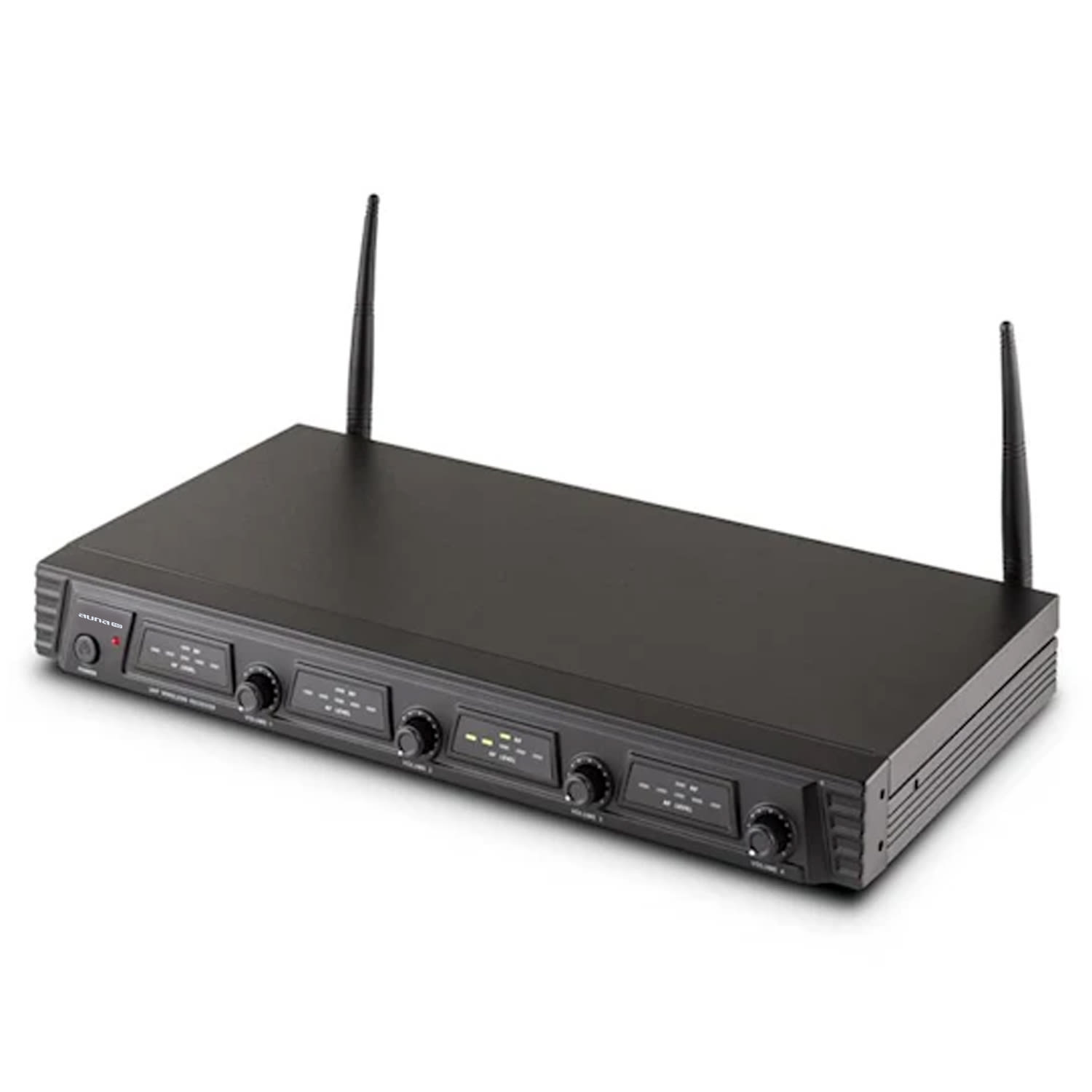 Auna Pro Duett Quartett Fix V3, 4-kanálový UHF bezdrôtový mikrofónový set, dosah 50 m – Obrázok 5