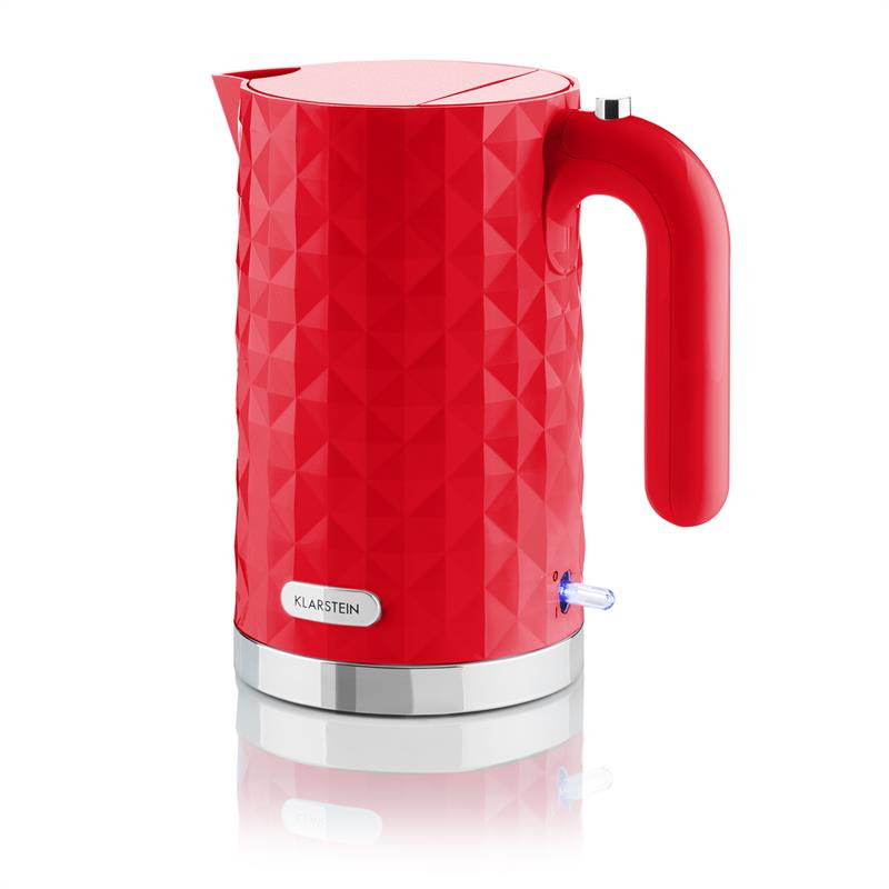 Klarstein Granada Rossa, 2200 W, 1,7 l, rýchlovarná kanvica, červená – Obrázok 2