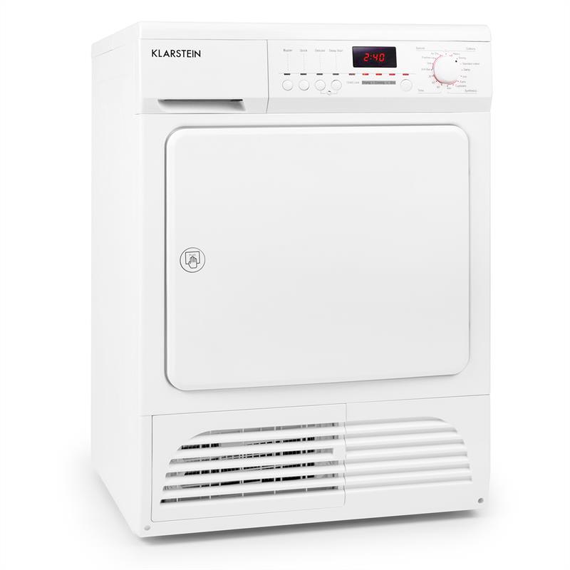 Klarstein Savanna, 8 kg, B, kondenzátorová sušička, biela