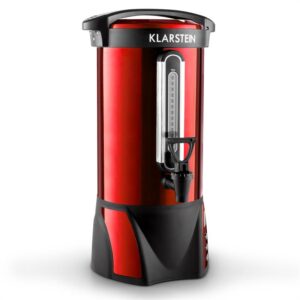 Klarstein Big-Bacchus, 8,8 l, nádoba na varené víno, nerezová oceľ, červená, prenosná