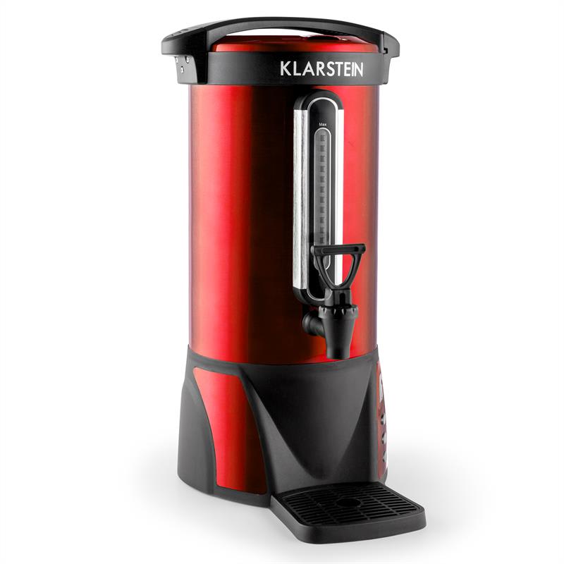 Klarstein Big-Bacchus, 8,8 l, nádoba na varené víno, nerezová oceľ, červená, prenosná – Obrázok 2