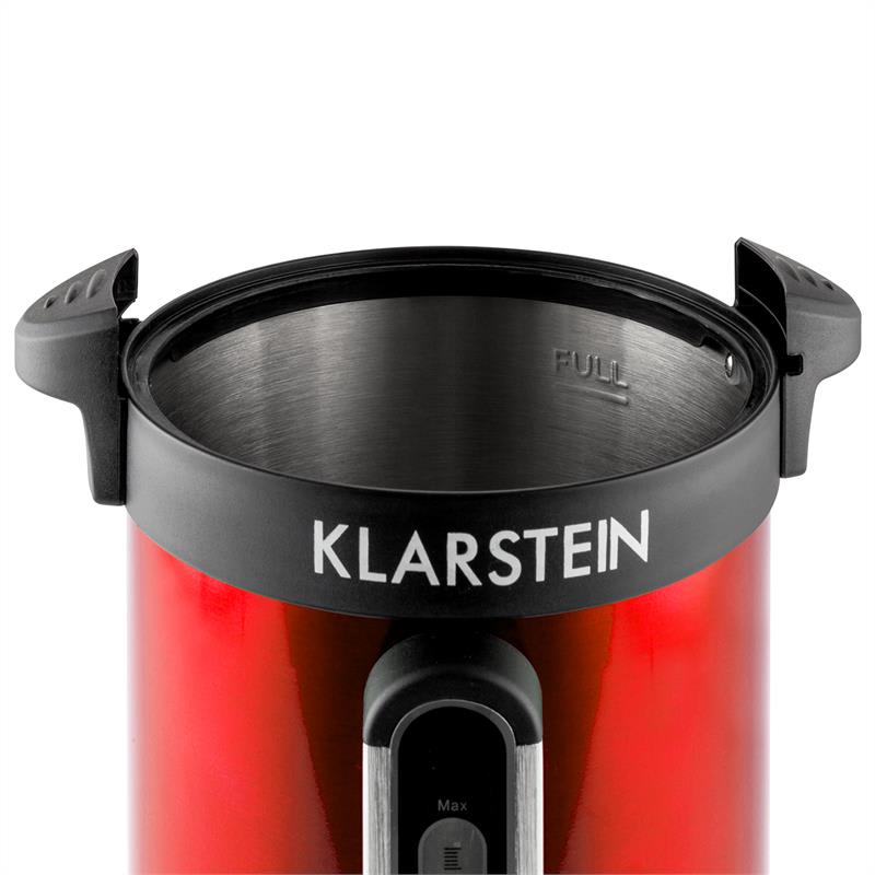 Klarstein Big-Bacchus, 8,8 l, nádoba na varené víno, nerezová oceľ, červená, prenosná – Obrázok 5