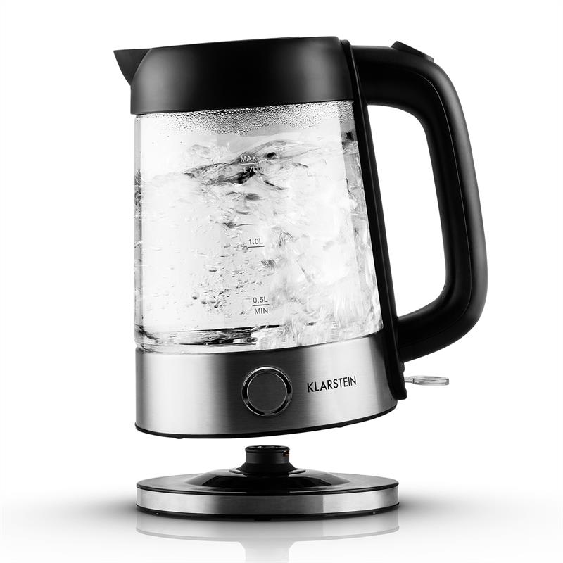 Klarstein Tiefblau, 1,7 l, 2200 W, rýchlovarná kanvica, modré LED osvetlenie – Obrázok 5