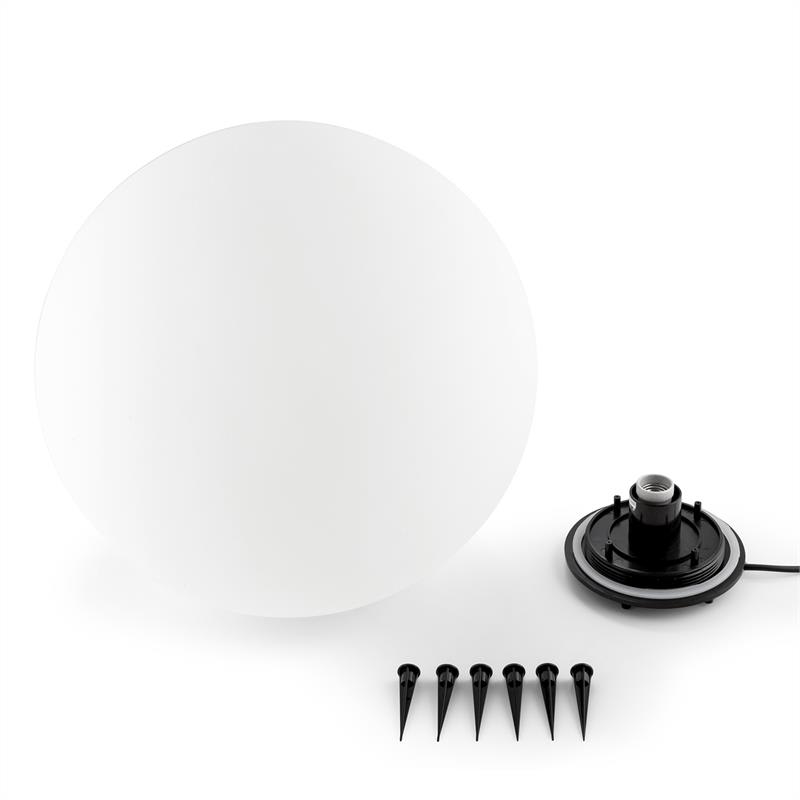 Lightcraft Shineball XL, záhradné svietidlo, guľovité, 50 cm, biele – Obrázok 4