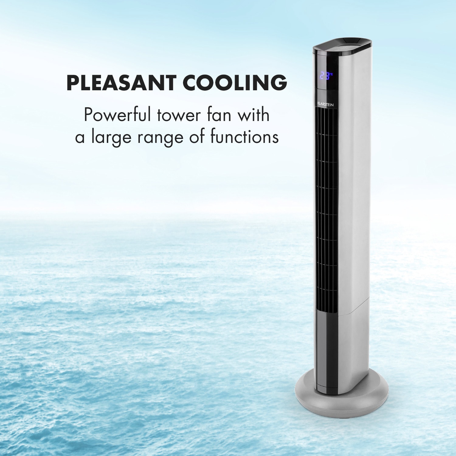 Klarstein Skyscraper 3G, stĺpový ventilátor s dotykovým ovládaním, 50 W, diaľkový ovládač – Obrázok 3