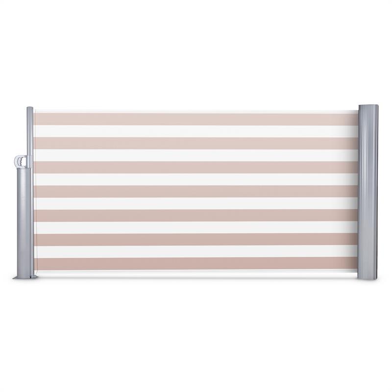 Blumfeldt Bari 316, bočná markíza, bočná roleta, 300 x 160 cm, hliník, krémovo biela – Obrázok 2