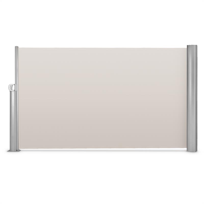 Blumfeldt Bari 318, bočná clona, bočná roleta, 300 x 180 cm, hliník, krémovo piesková – Obrázok 2