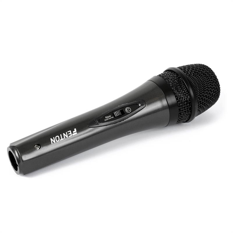 Fenton / Skytec, čierny dynamický mikrofón, vrátane 4m kábla