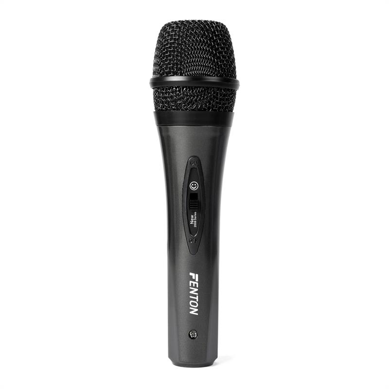 Fenton / Skytec, čierny dynamický mikrofón, vrátane 4m kábla – Obrázok 2