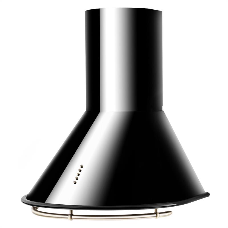 Klarstein Noir Prima, čierny, 60 cm, 430 m3/h, retro komínový digestor, nerez – Obrázok 5